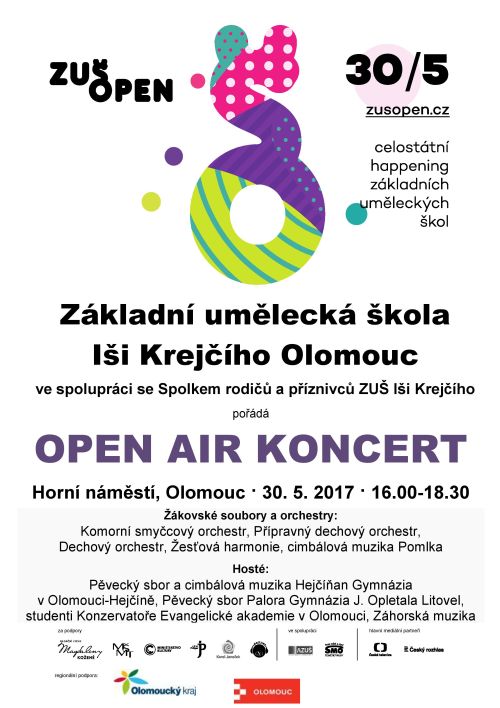 Open air koncert ZUŠ Open