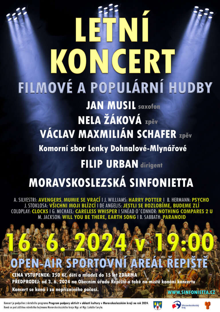Letní koncert filmové a populární hudby